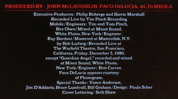 Friday Night In San Francisco