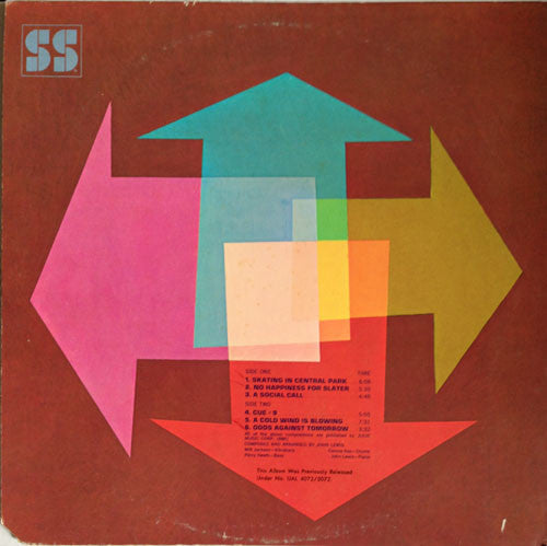 Release: Music From "Odds Against Tomorrow"-Vinyl-US-None-SS-18035, SS-18035-5521978