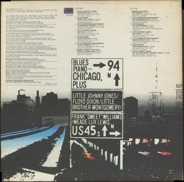 Release: Blues Piano - Chicago Plus-Vinyl-US-1972-SD 7227-3162101