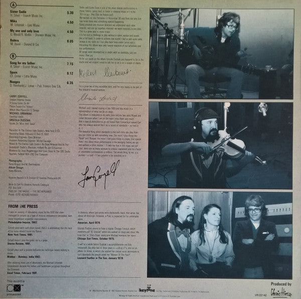 The Larry Coryell/Michael Urbaniak Duo