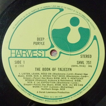 The Book Of Taliesyn