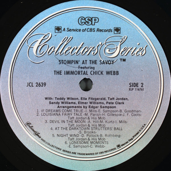 The Immortal Chick Webb / Stompin' At The Savoy