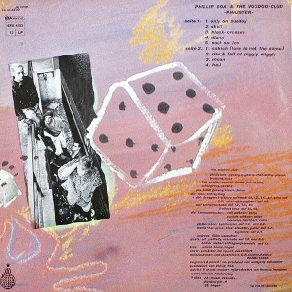 Release: Philister-Vinyl-Germany-1985-JA! 0006, JA!-0006, ja! 0006-3711898