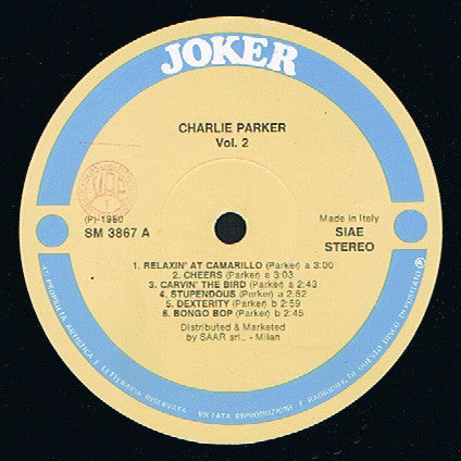 Master Release: All Stars Quintet & Sextet (Volume 2) by Charlie Parker