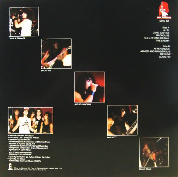 Release: Spreading The Disease-Vinyl-UK-1985-MFN 62-1665971