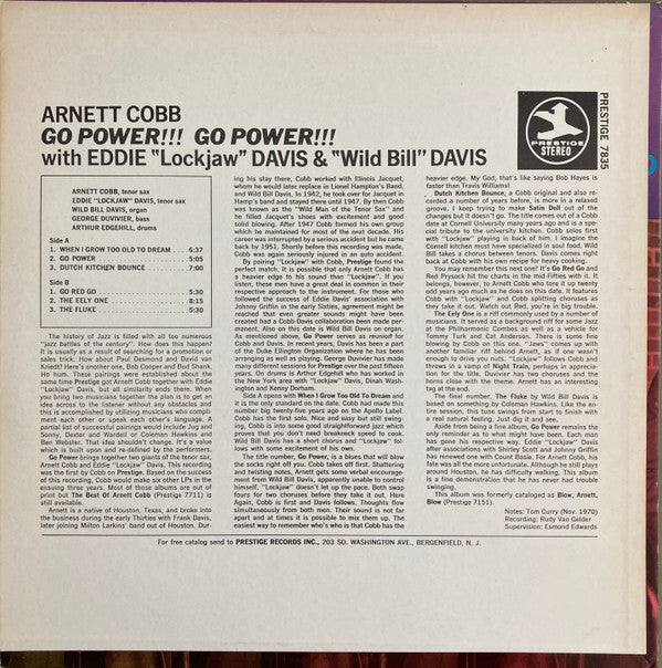 Master Release: Blow, Arnett, Blow by Arnett Cobb