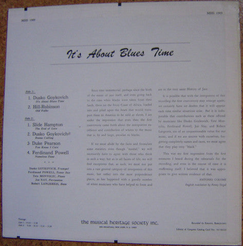 It's About Blues Time