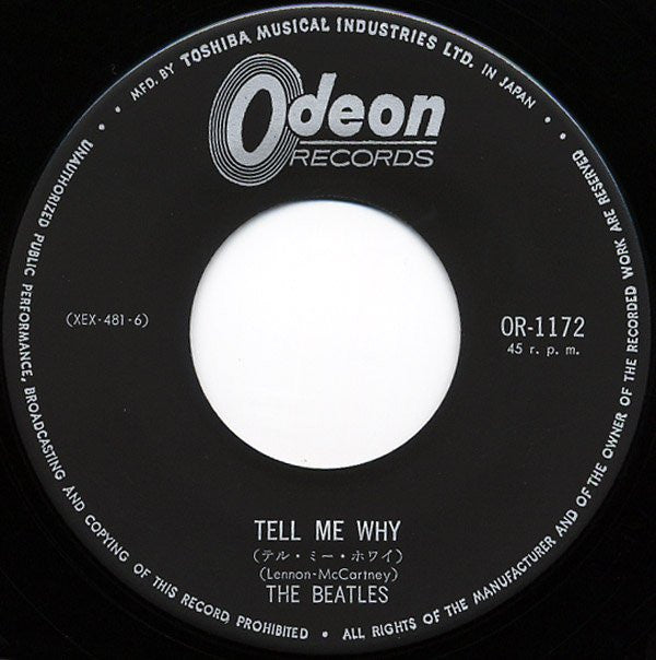 I'm Happy Just To Dance With You / Tell Me Why