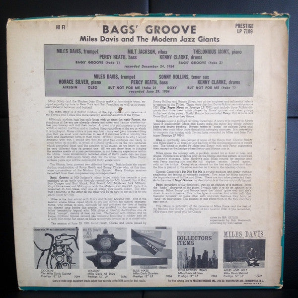 Release: Unknown Release-Vinyl-US-1964-PR 7109-7463384