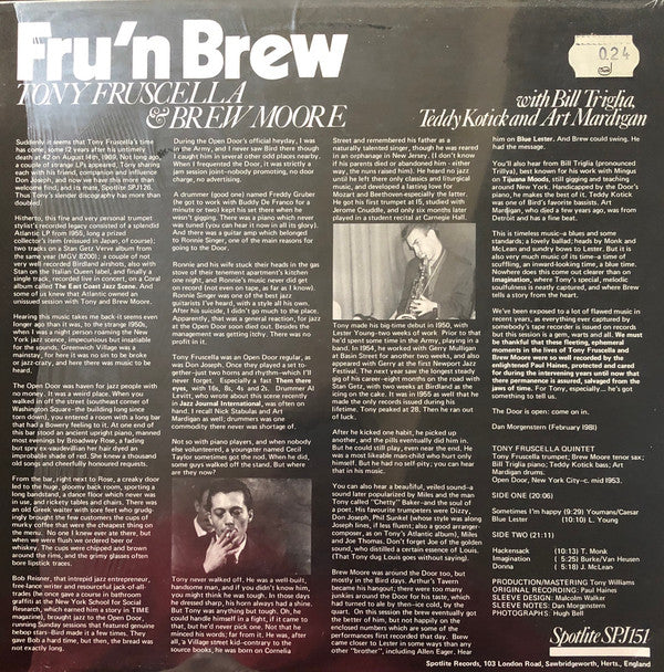 Fru'n Brew (Previously Unissued Recordings From The Open Door)