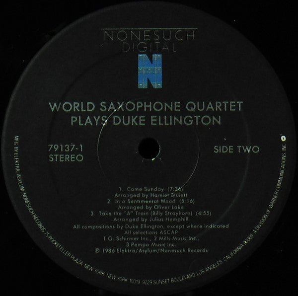 Plays Duke Ellington