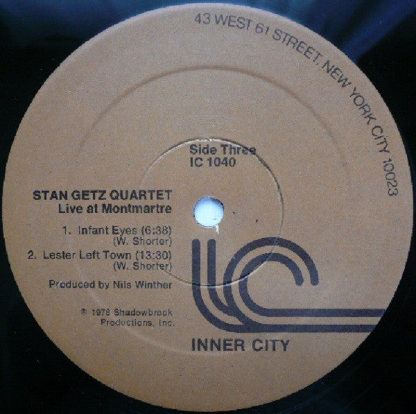Stan Getz Gold  ..." Happy 50th Stan" - A Celebration, Live At Montmartre