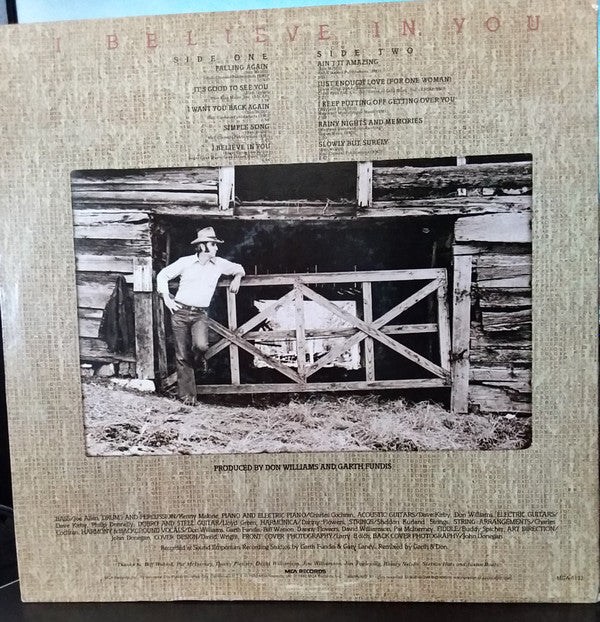 Master Release: I Believe In You by Don Williams (2)