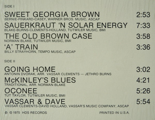 Norman Blake / Tut Taylor / Sam Bush / Butch Robins / Vassar Clements / David Holland / Jethro Burns