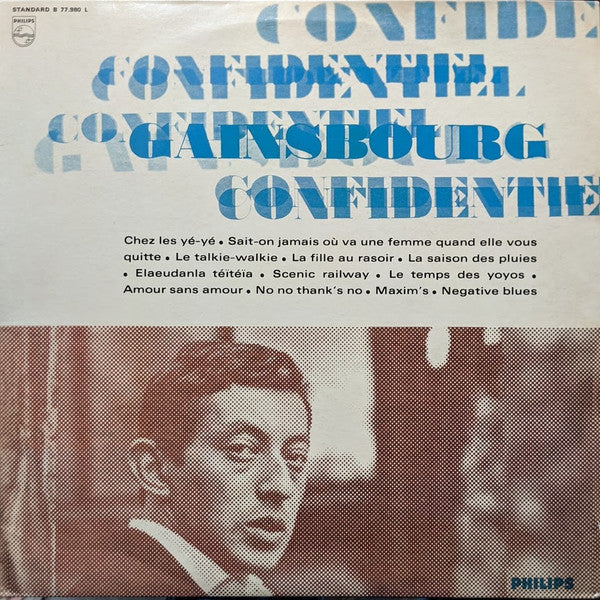 Master Release: Confidentiel by Serge Gainsbourg