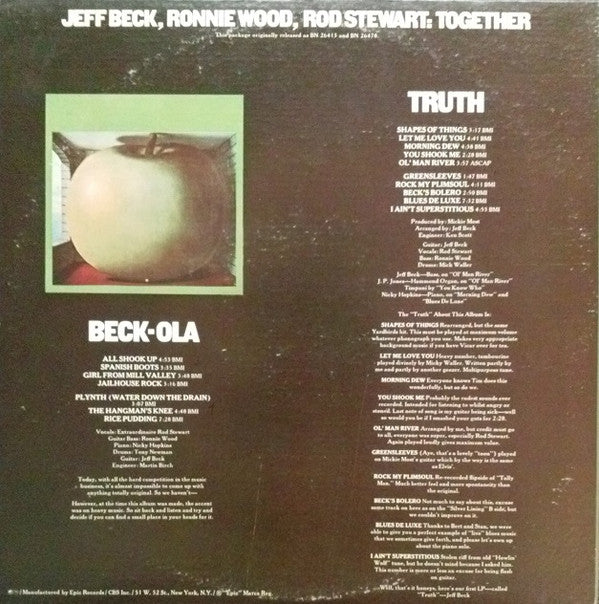 Release: Truth/Beck-ola-Vinyl-US-1979-BG 33779-6468485