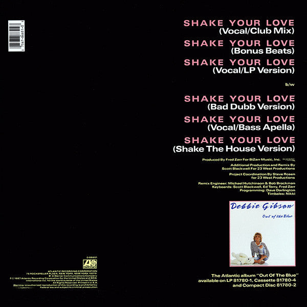 Release: Shake Your Love-Vinyl-US-1987-0-86651-1903337