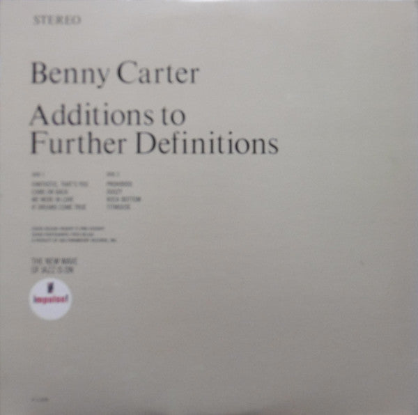 Release: Additions To Further Definitions-Vinyl-Japan-1976-YP-8520-AI-6358272
