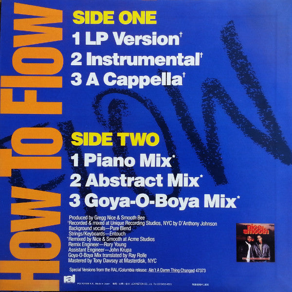 Master Release: How To Flow by Nice & Smooth