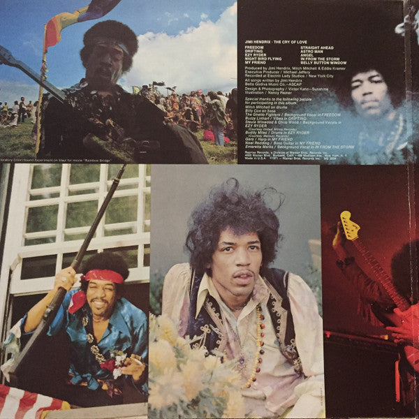 Master Release: The Cry Of Love by Jimi Hendrix