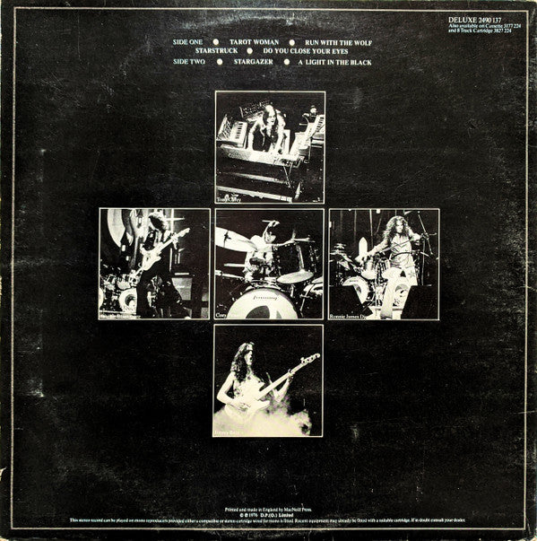 Release: Rainbow Rising-Vinyl-UK-1976-2490 137, 2490 137-1465206