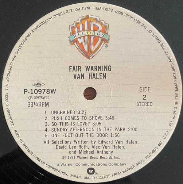 Fair Warning