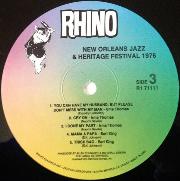 New Orleans Jazz And Heritage Festival 1976