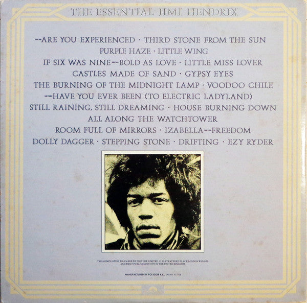 Release: The Essential Jimi Hendrix-Vinyl, Vinyl-Japan-1978-MPZ 8109/10-4476513