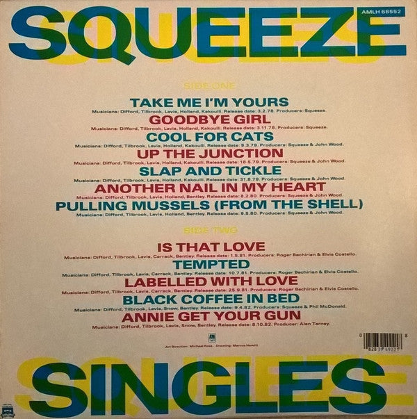 Master Release: Singles - 45's And Under by Squeeze (2)