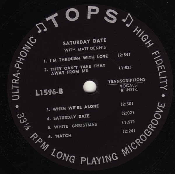 Saturday Date With Matt Dennis