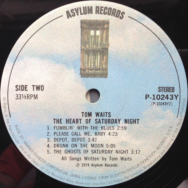 The Heart Of Saturday Night = 土曜日の夜