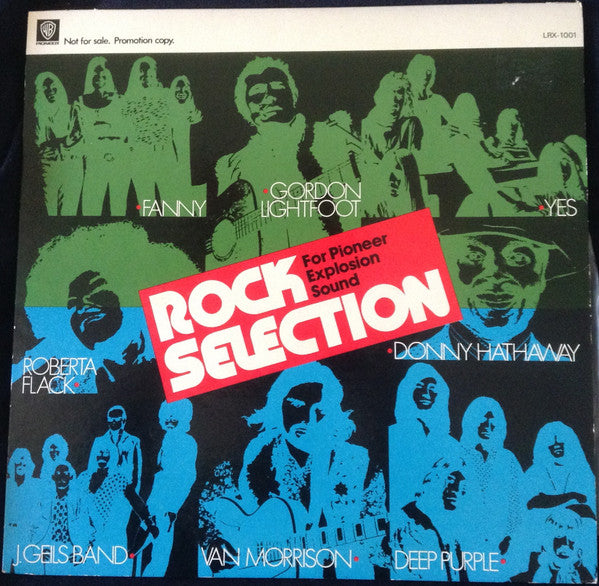 Release: Rock Selection For Pioneer Explosion Sound-Vinyl-Japan-1972-LRX-1001, LRX-1001-9578191