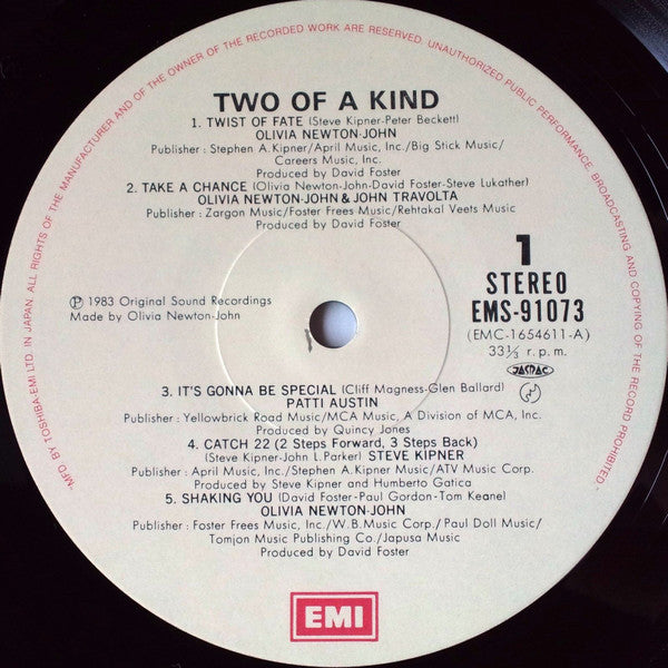 Two Of A Kind - Music From The Original Motion Picture Soundtrack