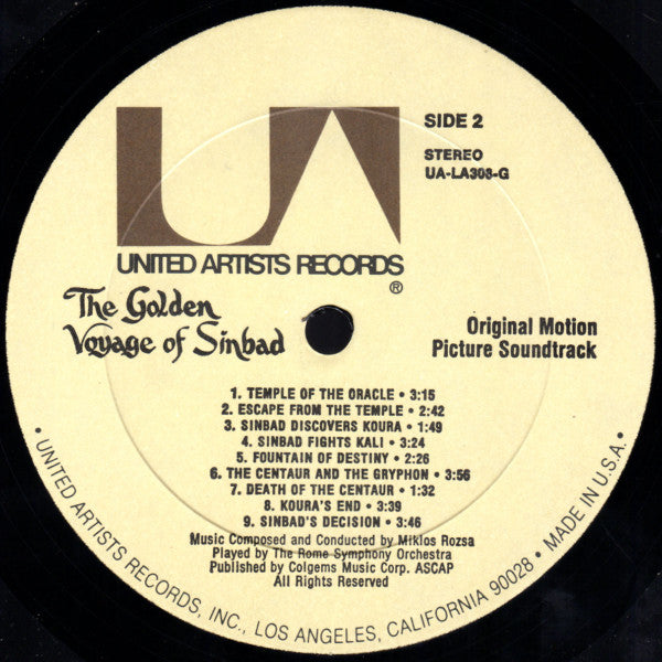 The Golden Voyage Of Sinbad: Original Motion Picture Soundtrack