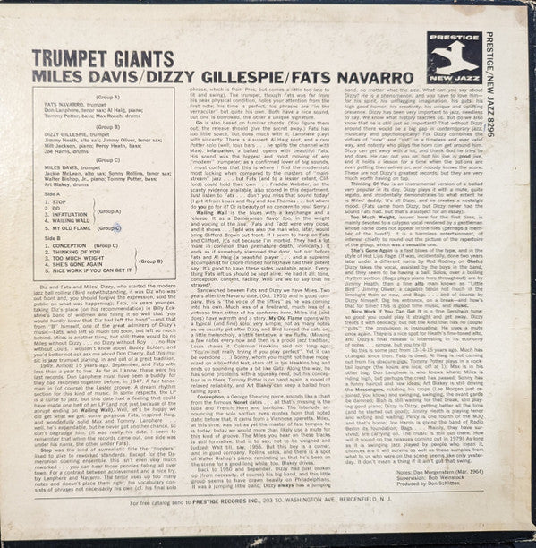 Master Release: Trumpet Giants by Miles Davis