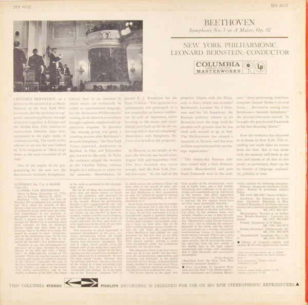 Master Release: Symphony No. 7 In A Major by Ludwig van Beethoven