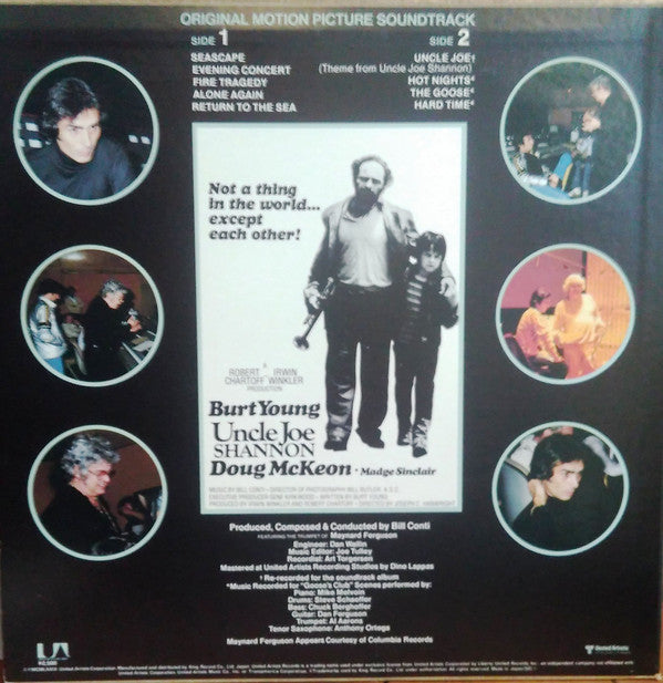 Master Release: Uncle Joe Shannon (Original Motion Picture Soundtrack) by Bill Conti
