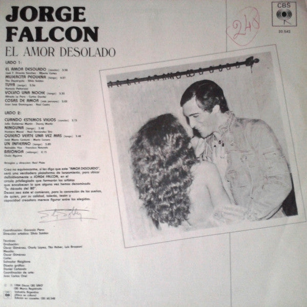 Master Release: El Amor Desolado by Jorge Falcon