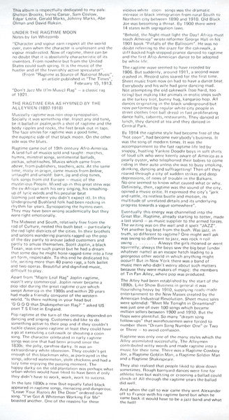 Under The Ragtime Moon