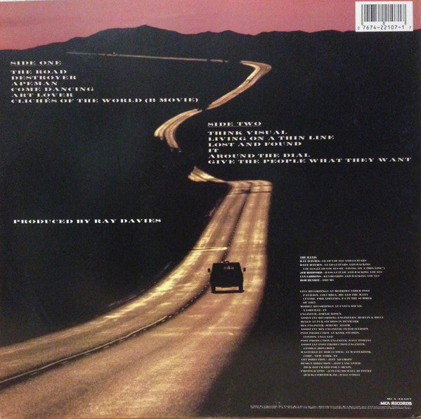 Release: The Road-Vinyl-US-1987-MCA-42107-2720106