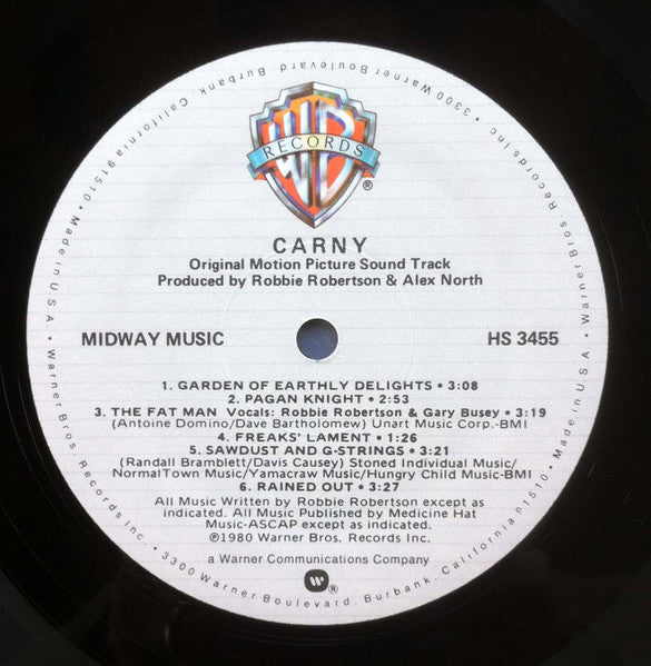 Carny (Sound Track From The Motion Picture)