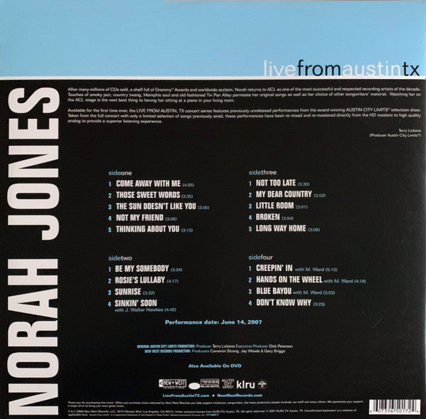 Release: Live From Austin, TX-Vinyl-US-2008-NW5017-1926915