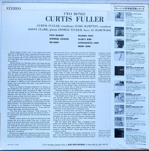 Master Release: Two Bones by Curtis Fuller