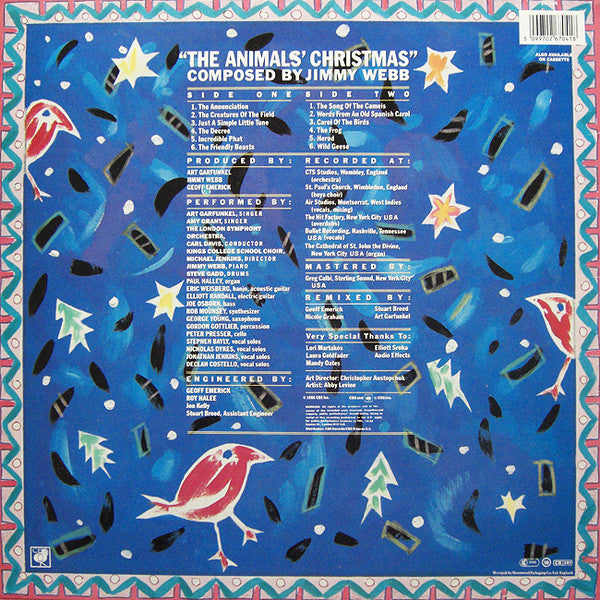 Release: The Animals' Christmas By Jimmy Webb-Vinyl-UK-1986-CBS 26704-8362729