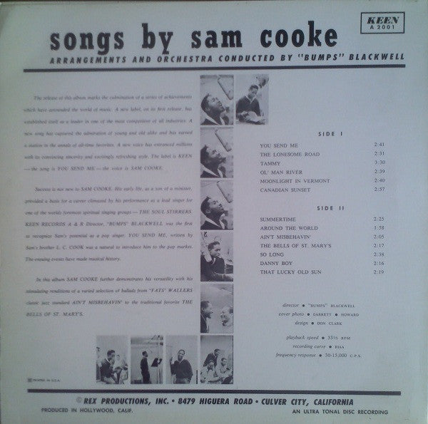 Master Release: Songs By Sam Cooke by Sam Cooke