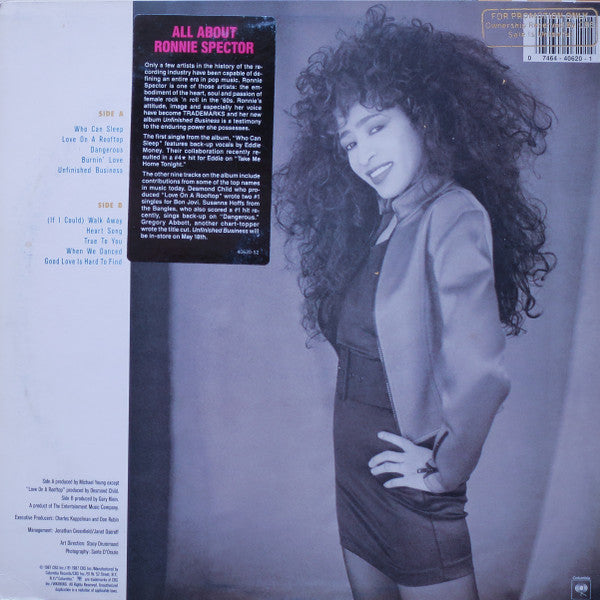 Master Release: Unfinished Business by Ronnie Spector