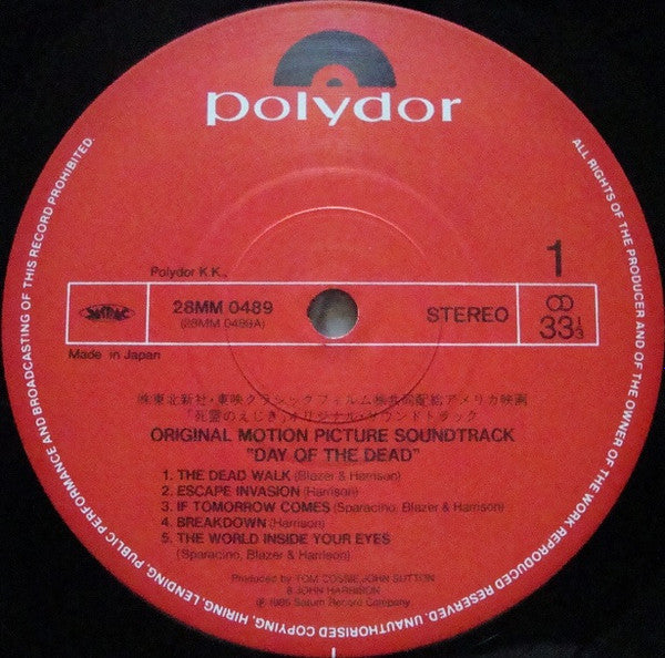 George A. Romero's Day Of The Dead (Original Motion Picture Soundtrack)