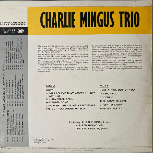Release: Move!-Vinyl-France-None-SA 6019, 30 SA 6019, 6019-1525047