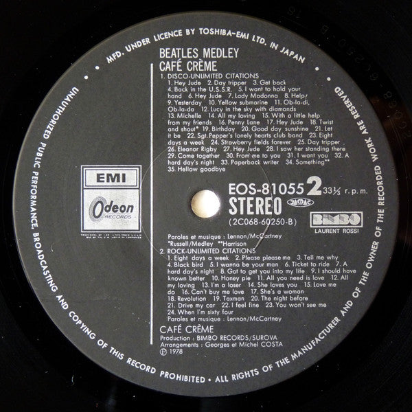 ビートルズなーんちゃって！？ = Beatles Medley