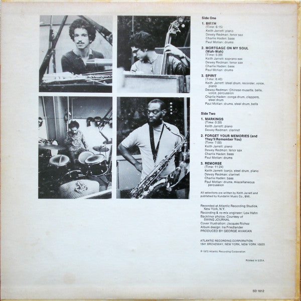 Release: Birth-Vinyl-US-1972-SD 1612-1177995
